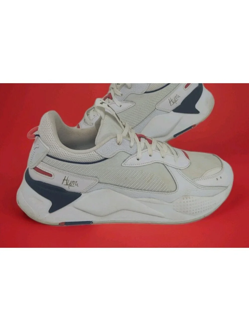 Puma RS-X TMC Running Shoes 40TH ANNIVERSARY Nipsey Mens 12 White Peacoat 387281